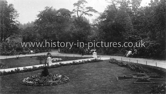 The Gardens, Lloyd Park, Walthamstow, London. c.1909.